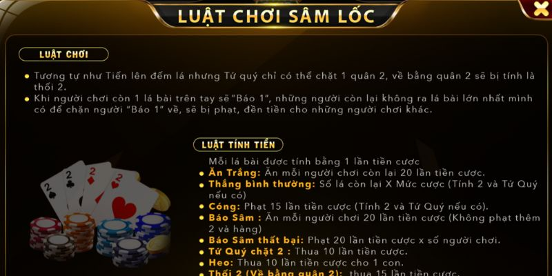 Hướng dẫn toàn bộ quy trình trong cách chơi Sâm Lốc