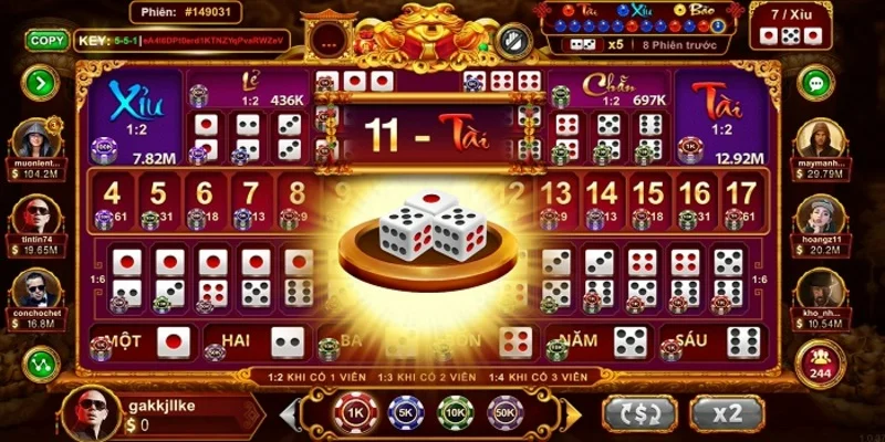 Mô tả game Tài xỉu online chi tiết